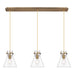 Innovations - 123-410-1PS-BB-G411-8CL - Five Light Linear Pendant - Downtown Urban - Brushed Brass