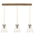 Innovations - 123-410-1PS-BB-G411-8SDY - Eight Light Linear Pendant - Downtown Urban - Brushed Brass