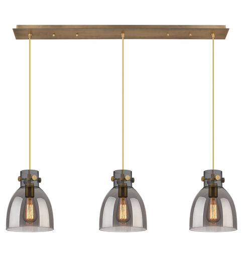 Downtown Urban Four Light Linear Pendant