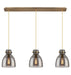 Innovations - 123-410-1PS-BB-G412-8SM - Four Light Linear Pendant - Downtown Urban - Brushed Brass