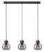 Innovations - 123-410-1PS-BK-G410-8SM - Six Light Linear Pendant - Newton - Matte Black