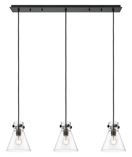 Downtown Urban Three Light Linear Pendant