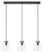 Innovations - 123-410-1PS-BK-G412-8CL - Five Light Linear Pendant - Downtown Urban - Matte Black