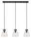 Innovations - 123-410-1PS-BK-G412-8SDY - Eight Light Linear Pendant - Downtown Urban - Matte Black