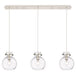 Innovations - 123-410-1PS-PN-G410-8CL - Seven Light Linear Pendant - Newton - Polished Nickel