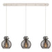 Innovations - 123-410-1PS-PN-G410-8SM - Four Light Linear Pendant - Newton - Polished Nickel