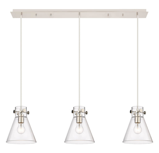 Innovations - 123-410-1PS-PN-G411-8CL - LED Linear Pendant - Downtown Urban - Polished Nickel