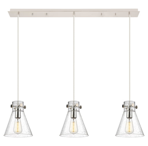 Innovations - 123-410-1PS-PN-G411-8SDY - Three Light Linear Pendant - Downtown Urban - Polished Nickel