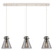 Innovations - 123-410-1PS-PN-G411-8SM - Six Light Linear Pendant - Downtown Urban - Polished Nickel