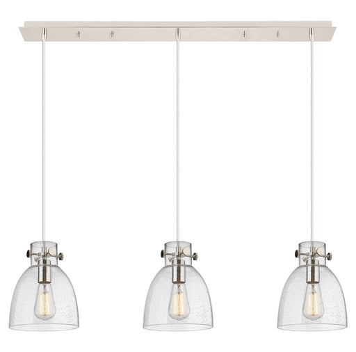 Innovations - 123-410-1PS-PN-G412-8SDY - Five Light Linear Pendant - Downtown Urban - Polished Nickel