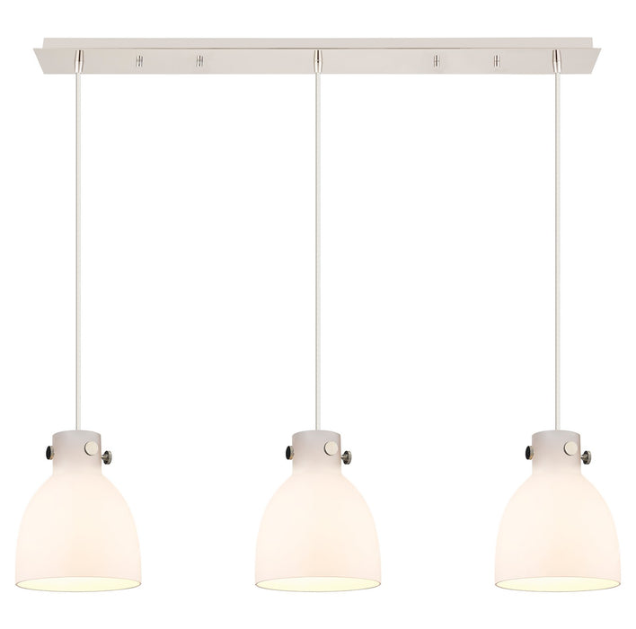 Innovations - 123-410-1PS-PN-G412-8WH - One Light Linear Pendant - Downtown Urban - Polished Nickel