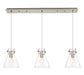 Innovations - 123-410-1PS-SN-G411-8CL - LED Linear Pendant - Downtown Urban - Brushed Satin Nickel