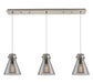 Innovations - 123-410-1PS-SN-G411-8SM - Six Light Linear Pendant - Downtown Urban - Brushed Satin Nickel