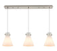 Innovations - 123-410-1PS-SN-G411-8WH - Nine Light Linear Pendant - Downtown Urban - Brushed Satin Nickel