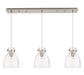 Innovations - 123-410-1PS-SN-G412-8CL - Two Light Linear Pendant - Downtown Urban - Brushed Satin Nickel