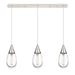 Innovations - 123-450-1P-PN-G450-6CL - LED Linear Pendant - Downtown Urban - Polished Nickel