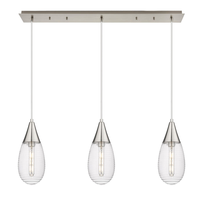 Innovations - 123-450-1P-SN-G450-6SCL - LED Linear Pendant - Downtown Urban - Brushed Satin Nickel