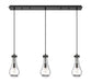 Innovations - 123-451-1P-BK-G451-5CL - LED Linear Pendant - Downtown Urban - Matte Black