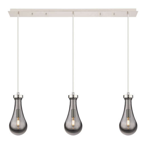 Innovations - 123-451-1P-PN-G451-5SM - LED Linear Pendant - Downtown Urban - Polished Nickel