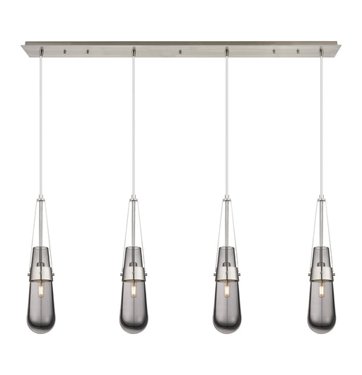 Innovations - 124-452-1P-SN-G452-4SM - LED Linear Pendant - Downtown Urban - Brushed Satin Nickel