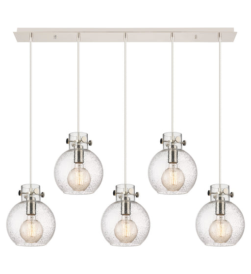 Innovations - 125-410-1PS-PN-G410-8SDY - Three Light Linear Pendant - Newton - Polished Nickel