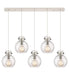 Innovations - 125-410-1PS-PN-G410-8SDY - Three Light Linear Pendant - Newton - Polished Nickel