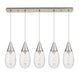 Innovations - 125-450-1P-SN-G450-6SCL - LED Linear Pendant - Downtown Urban - Brushed Satin Nickel