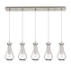 Innovations - 125-451-1P-SN-G451-5CL - LED Linear Pendant - Downtown Urban - Brushed Satin Nickel