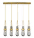 Innovations - 125-452-1P-BB-G452-4SM - LED Linear Pendant - Downtown Urban - Brushed Brass