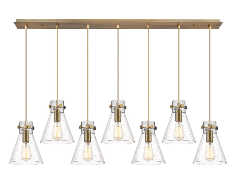 Innovations - 127-410-1PS-BB-G411-8SDY - One Light Linear Pendant - Downtown Urban - Brushed Brass