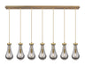 Innovations - 127-451-1P-BB-G451-5SM - LED Linear Pendant - Downtown Urban - Brushed Brass