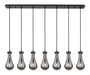 Innovations - 127-451-1P-BK-G451-5SM - LED Linear Pendant - Downtown Urban - Matte Black