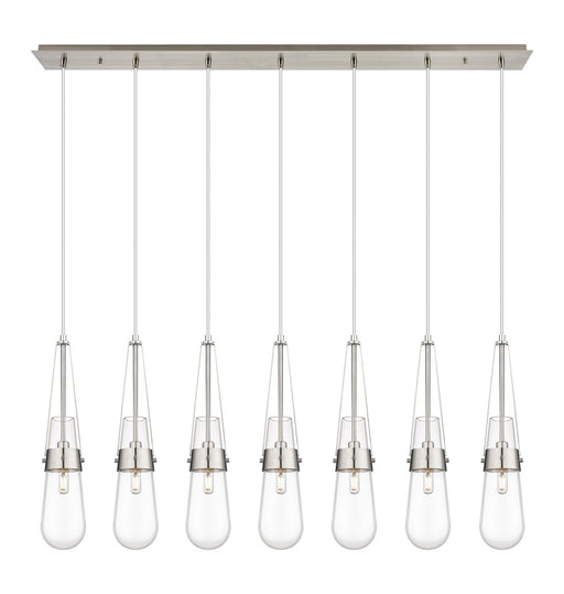 Innovations - 127-452-1P-SN-G452-4CL - LED Linear Pendant - Downtown Urban - Brushed Satin Nickel
