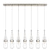 Innovations - 127-452-1P-SN-G452-4CL - LED Linear Pendant - Downtown Urban - Brushed Satin Nickel