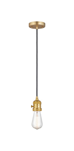 Franklin Restoration One Light Mini Pendant Satin Gold