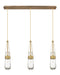 Innovations - 123-452-1P-BB-G452-4CL - LED Linear Pendant - Downtown Urban - Brushed Brass