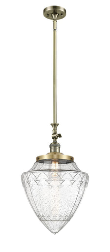 Franklin Restoration One Light Mini Pendant Antique Brass