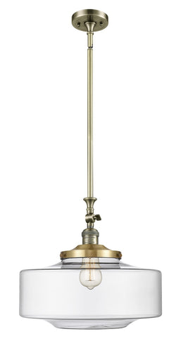 Franklin Restoration One Light Mini Pendant Antique Brass