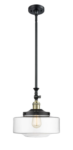 Franklin Restoration One Light Mini Pendant Black Antique Brass