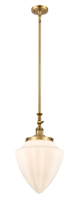 Innovations - 206-BB-G661-12 - One Light Mini Pendant - Franklin Restoration - Brushed Brass
