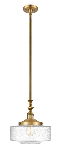 Franklin Restoration One Light Mini Pendant Brushed Brass