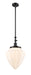 Innovations - 206-BK-G661-12 - One Light Mini Pendant - Franklin Restoration - Matte Black