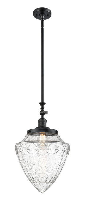 Innovations - 206-BK-G664-12 - One Light Mini Pendant - Franklin Restoration - Matte Black