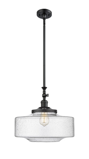 Franklin Restoration One Light Mini Pendant Matte Black
