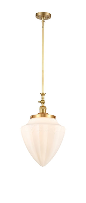 Innovations - 206-SG-G661-12 - One Light Mini Pendant - Franklin Restoration - Satin Gold