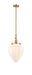 Innovations - 206-SG-G661-12 - One Light Mini Pendant - Franklin Restoration - Satin Gold