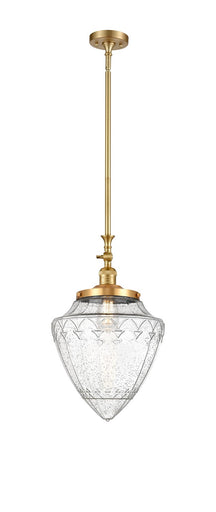Franklin Restoration One Light Mini Pendant Satin Gold