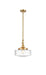 Innovations - 206-SG-G694-12 - One Light Mini Pendant - Franklin Restoration - Satin Gold