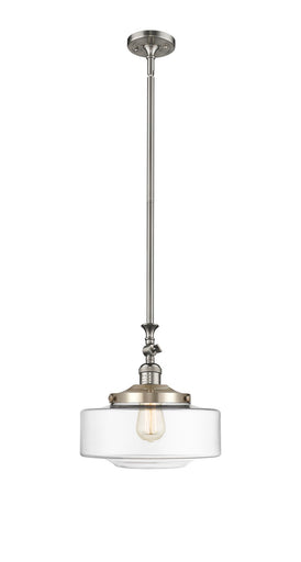 Franklin Restoration One Light Mini Pendant Brushed Satin Nickel