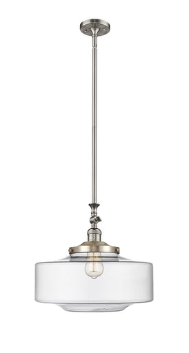 Franklin Restoration One Light Mini Pendant Brushed Satin Nickel